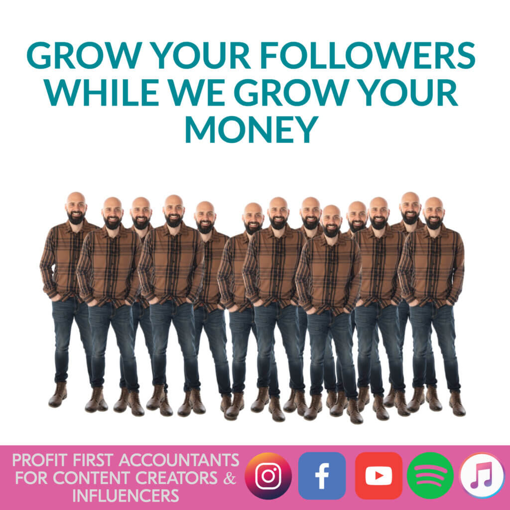 Accountants for Influencers, Youtubers & Content Creators CTA Profit First Accountants
