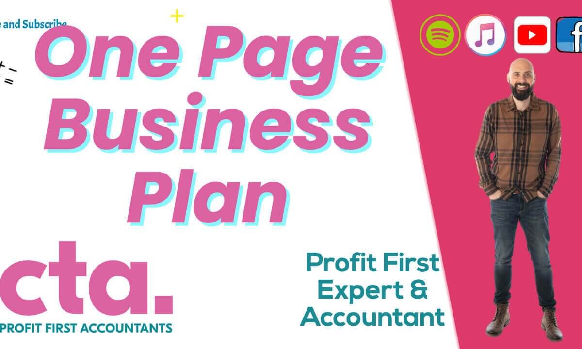 One Page Business PlanOne Page Business Plan